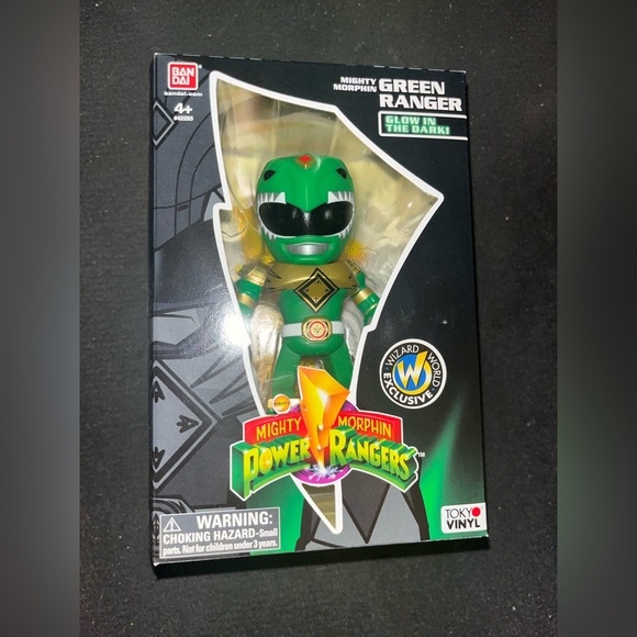 Wizard World Green Power Ranger LIMITED EDITION/GLOW-IN-THE-DARK Tokyo Vinyl - Picture 2 of 4